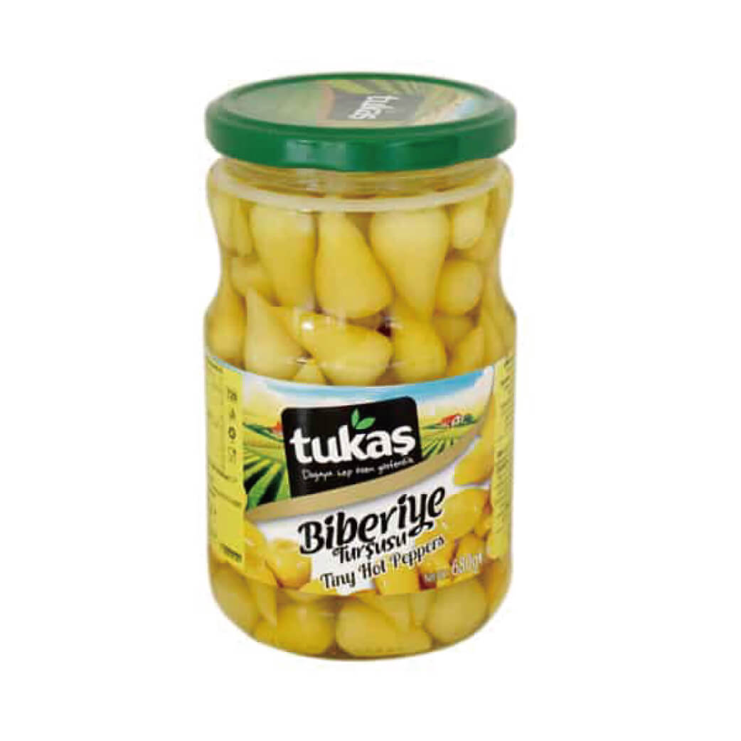 TUKAS ホットグリーンペッパーピクルス 680g » HalalTokyo