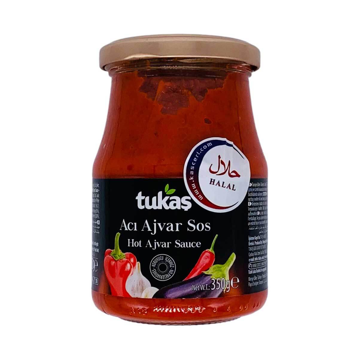 TUKAS Ajvar sauce hot 350 g » HalalTokyo